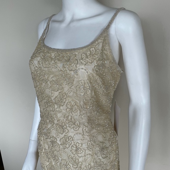 Vintage Dead Stock NWT Beaded Wedding Bride Gown - Picture 4 of 10